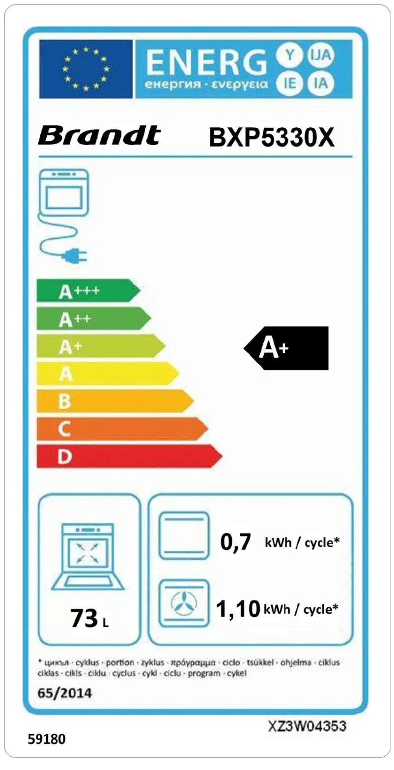 Imagen de la primera página del manual del dispositivo BXP5330X