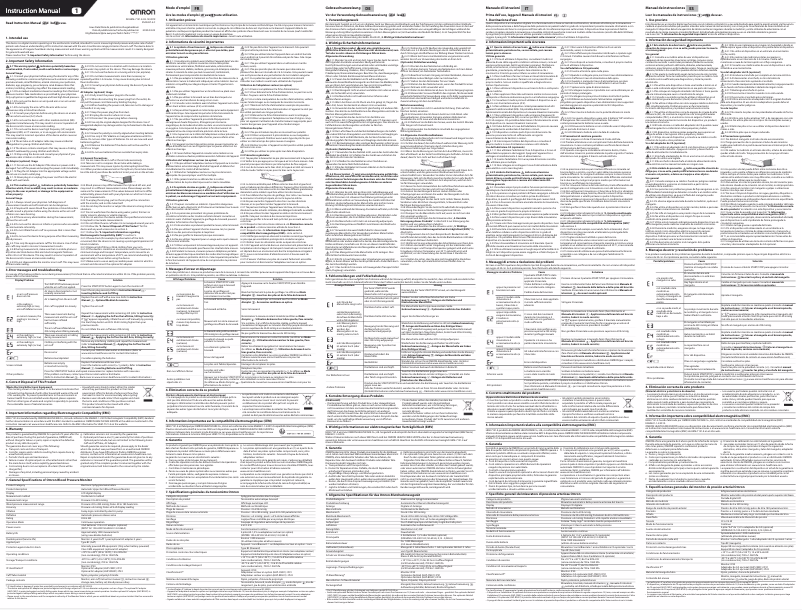 Image de la première page du manuel de l'appareil M2