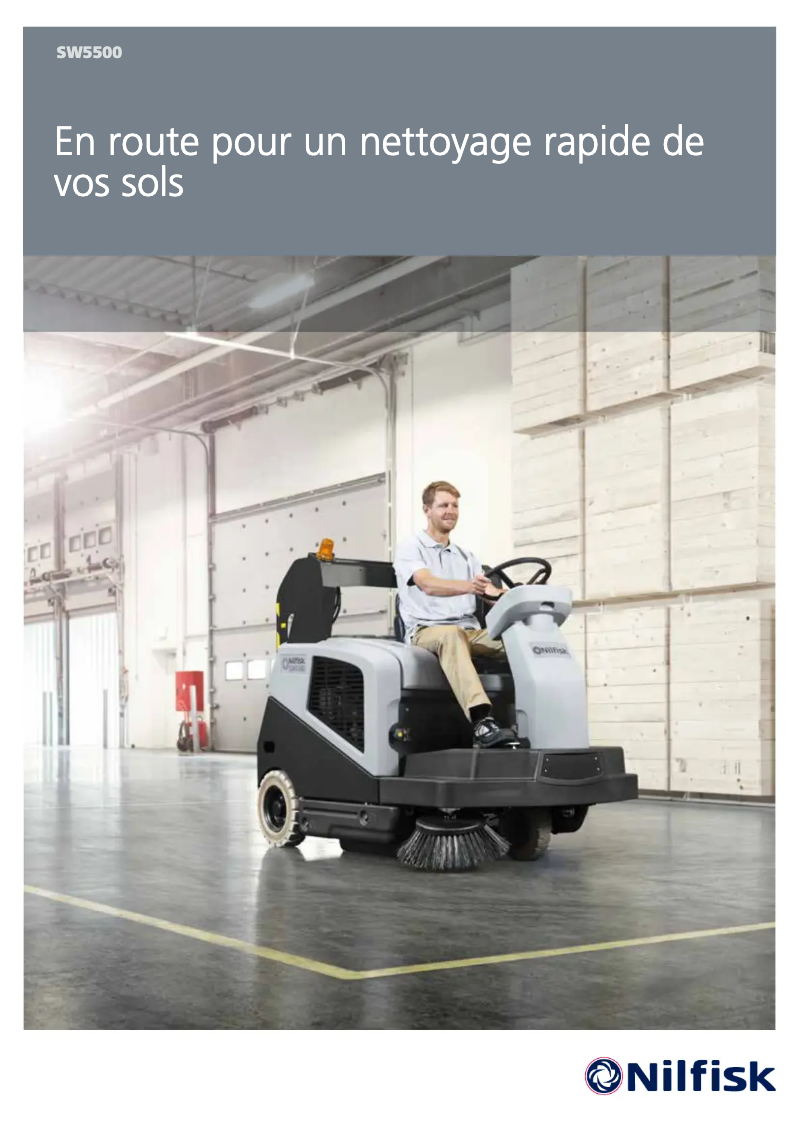 Página 1 del manual Folleto Nilfisk SW5500