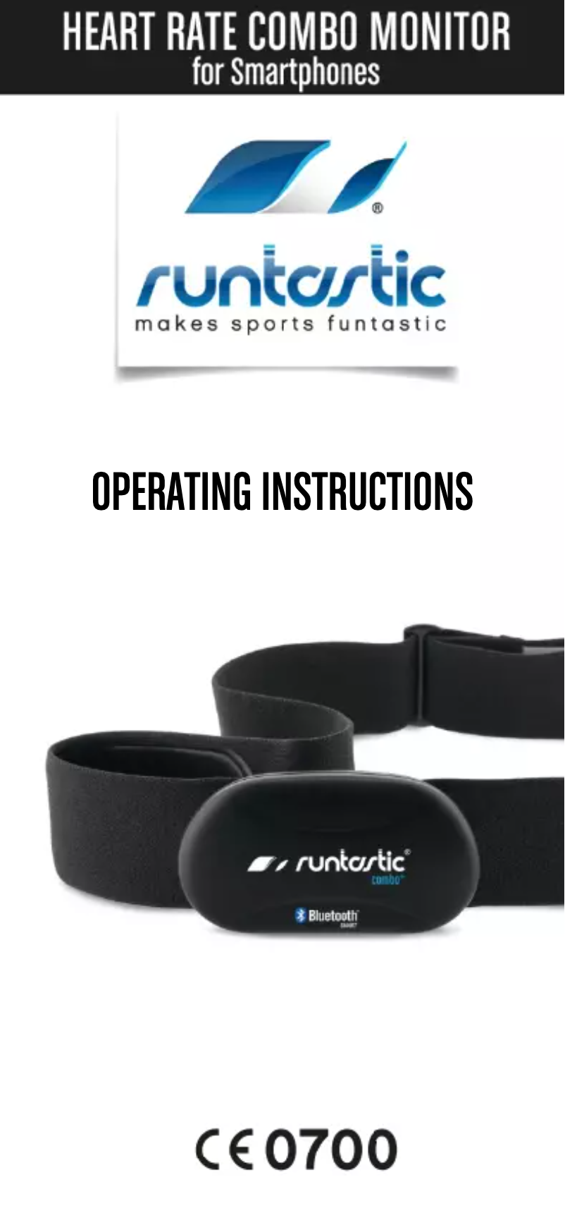 Page 1 de la notice Manuel utilisateur Runtastic Heart Rate Combo Monitor