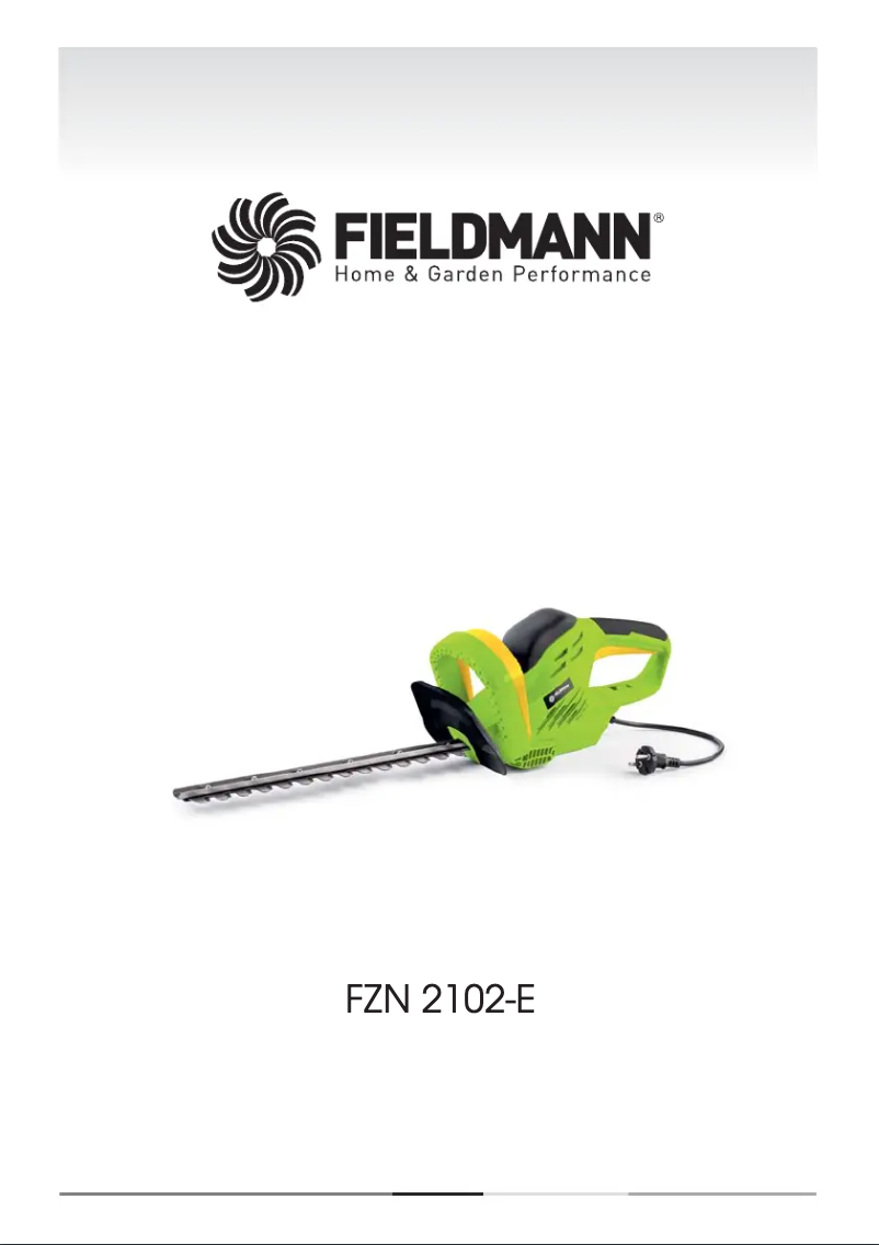 Page 1 of the manual User Manual Fieldmann FZN 2102-E