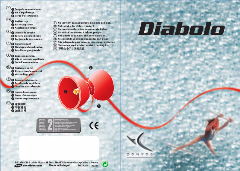 Page 1 de la notice Manuel utilisateur Domyos Diabolo