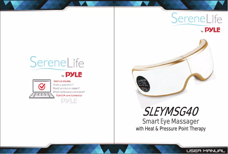 Page 1 de la notice Manuel utilisateur SereneLife SLEYMSG40
