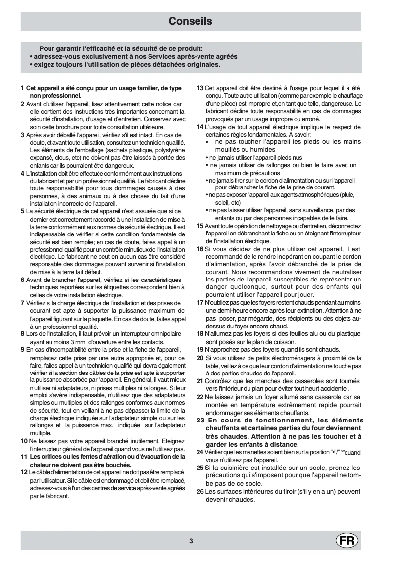 Page n°1 - Manuel utilisateur Indesit K6E51W