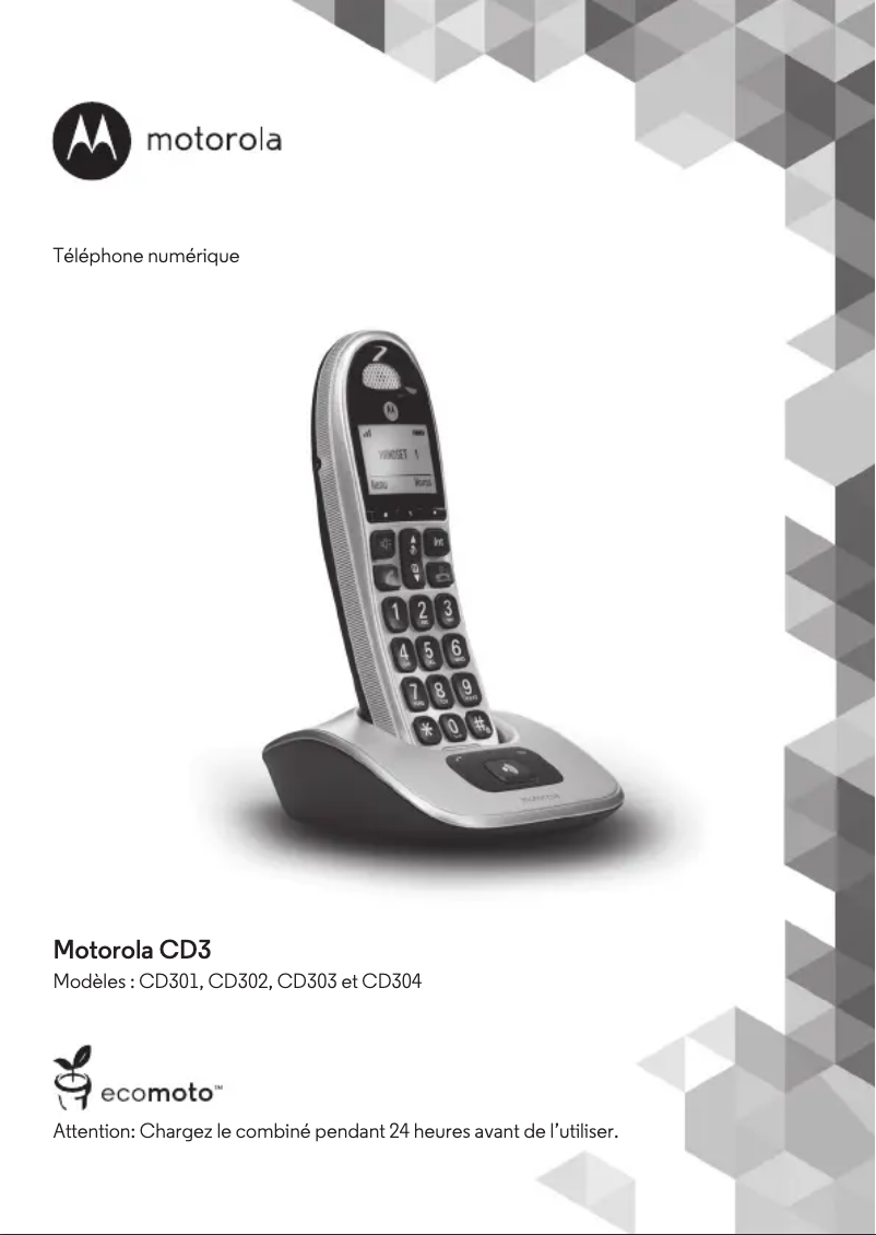 Página 1 del manual Manual de usuario Motorola CD303