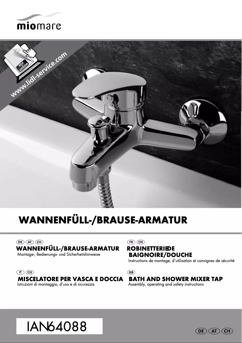 Page n°1 - Manuel utilisateur Miomare IAN 64088