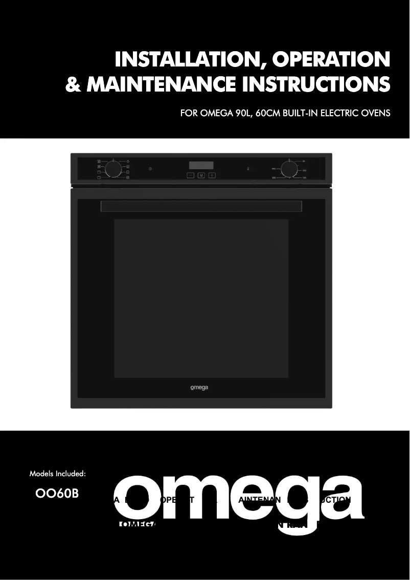 Page 1 de la notice Manuel utilisateur Omega OO60B