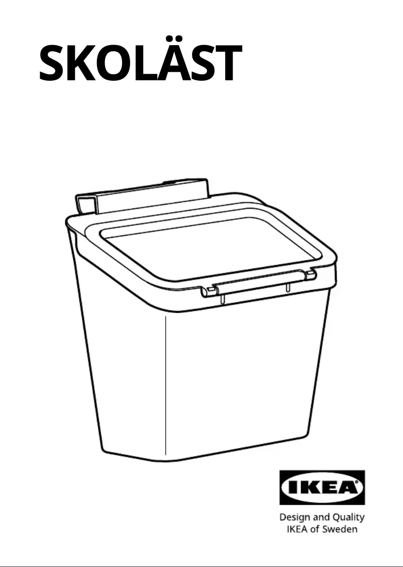 Imagen de la primera página del manual del dispositivo SKOLÄST 405.610.13