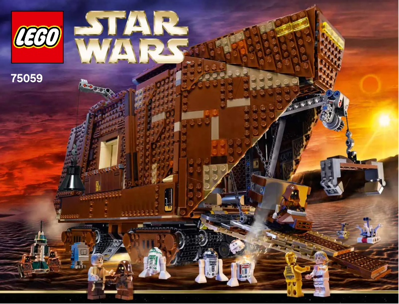 Page 1 de la notice Manuel utilisateur Lego Star Wars 75059