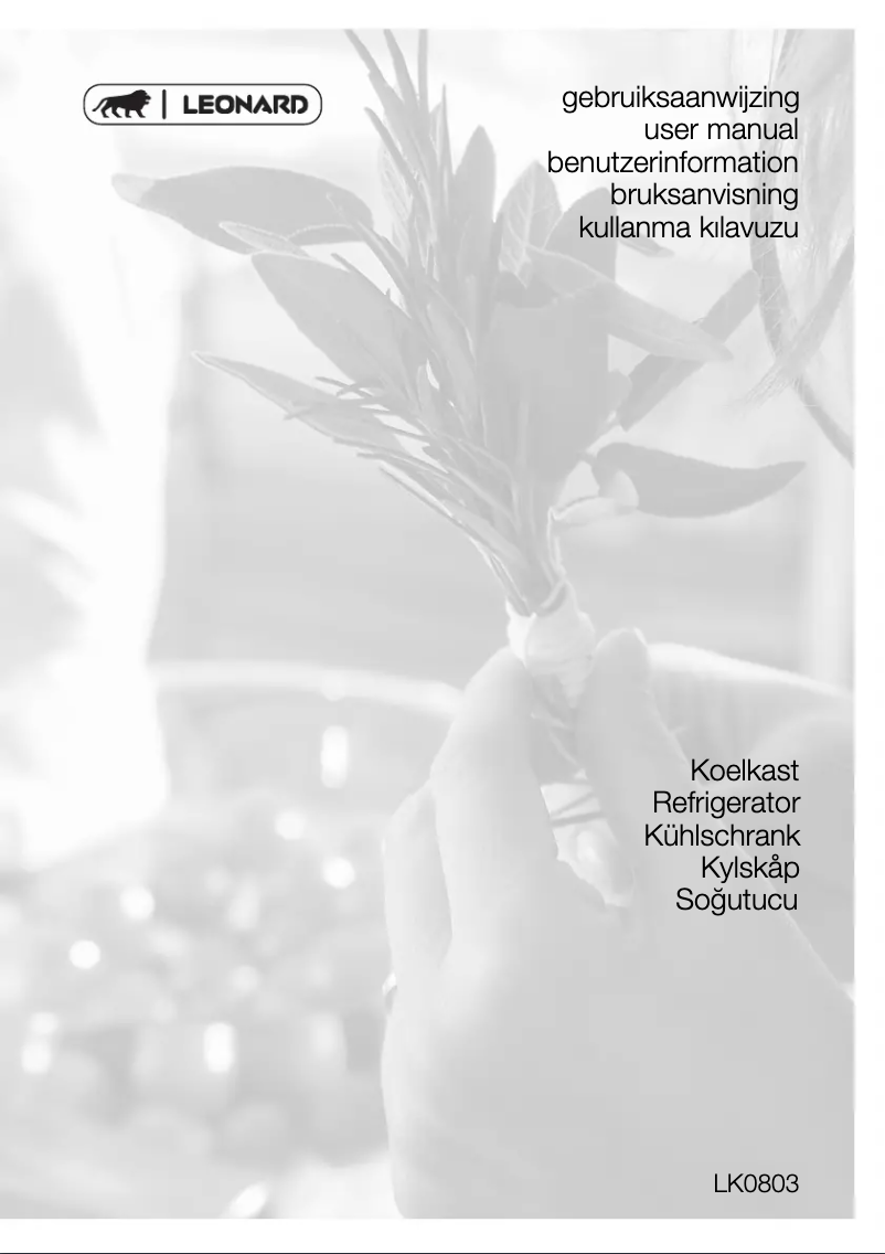 Page 1 de la notice Manuel utilisateur Leonard LK0803