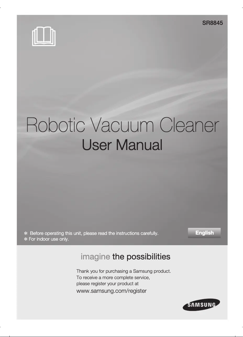 Image de la première page du manuel de l'appareil SR8845