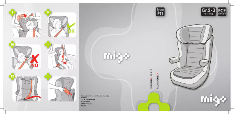 Page 1 of the manual User Manual Migo Sirius GR2-3