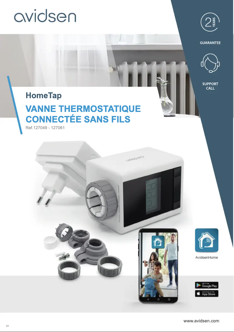 Image de la première page du manuel de l'appareil HomeTap