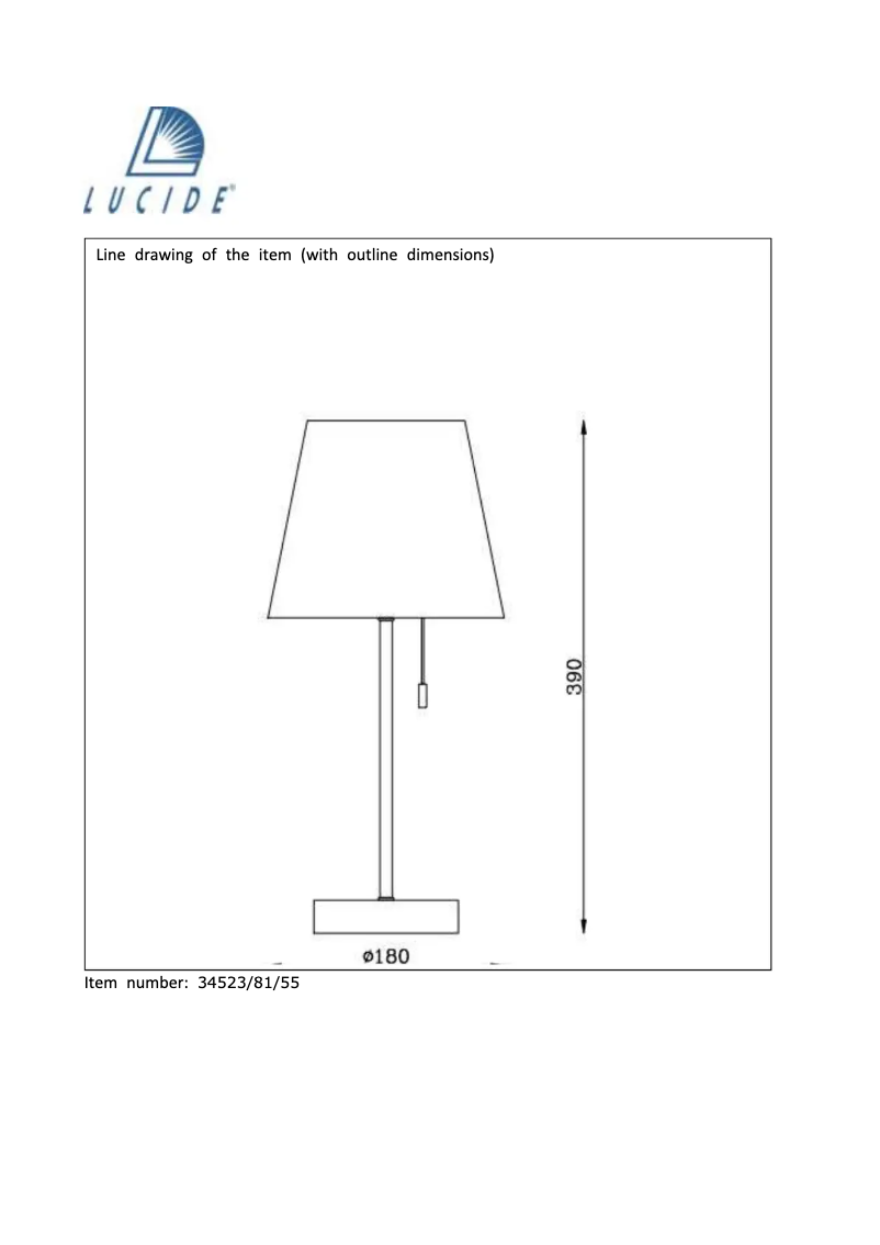 Page n°1 - Manuel utilisateur Lucide Yoko
