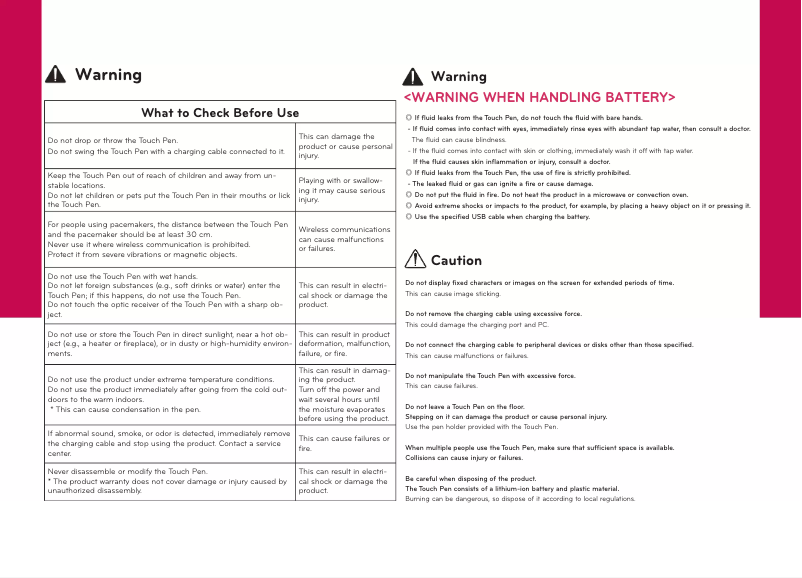 Página 1 del manual Manual de usuario LG AN-TP200