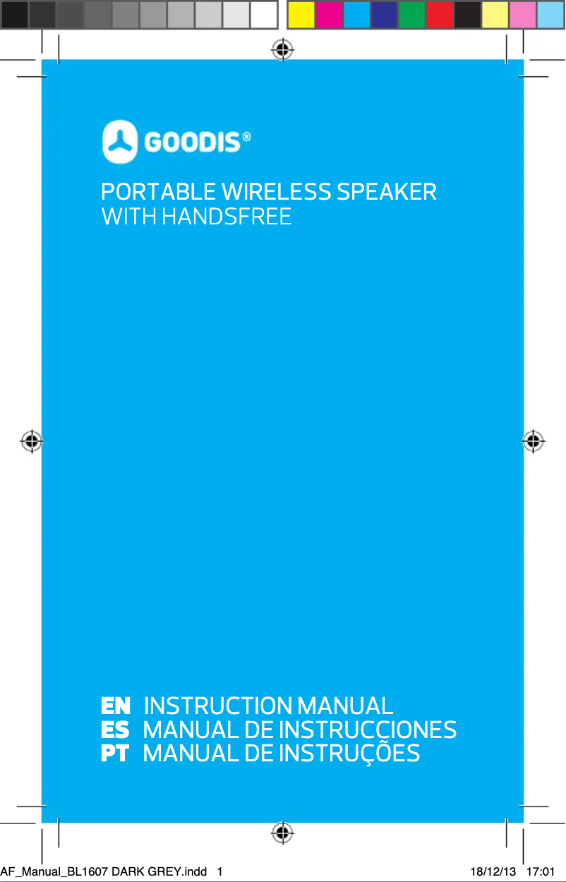 Imagen de la primera página del manual del dispositivo BL1607