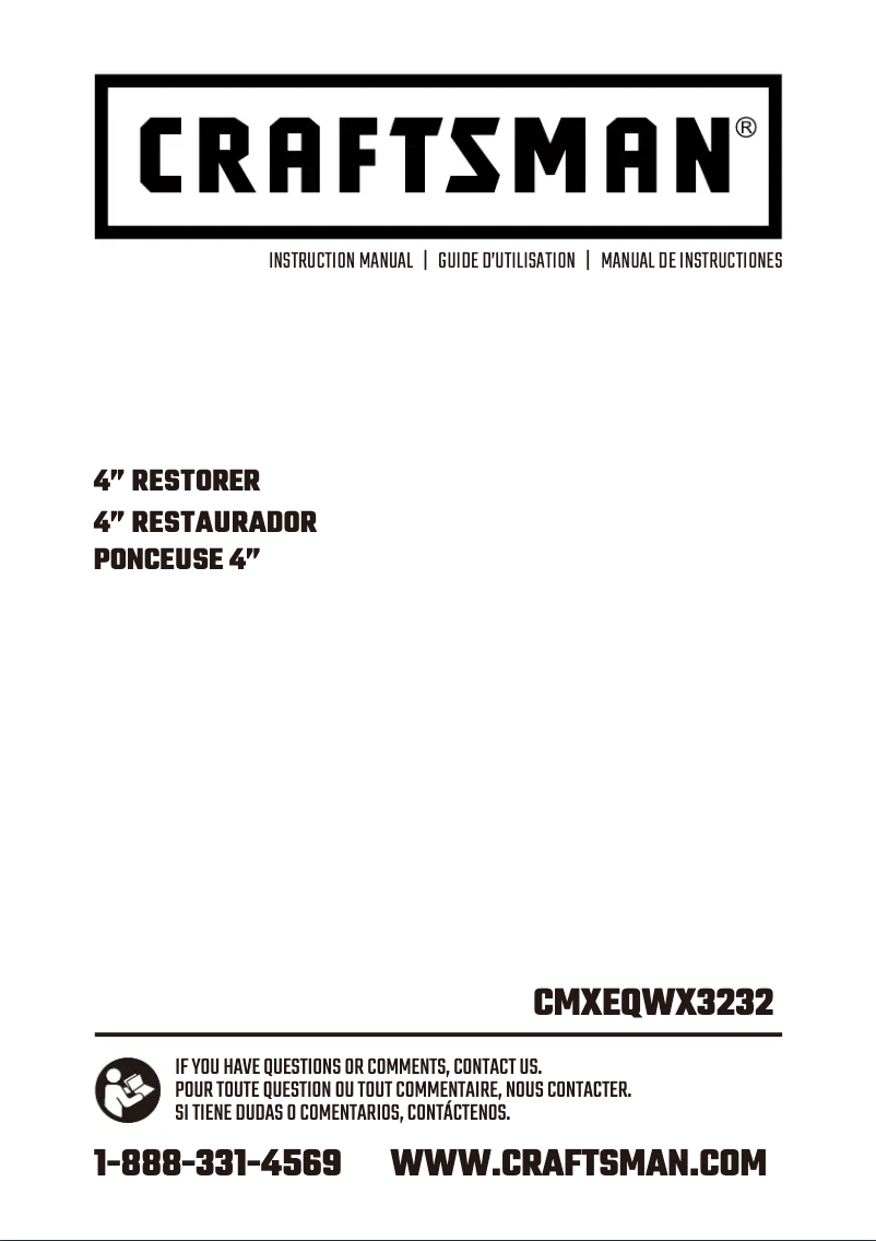 Página 1 del manual Manual de usuario Craftsman CMXEQWX3232