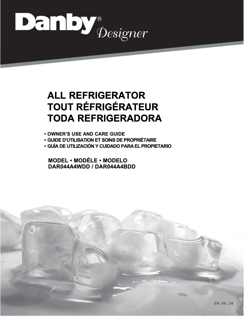 Página 1 del manual Manual de usuario Danby DAR044A4BDD-6