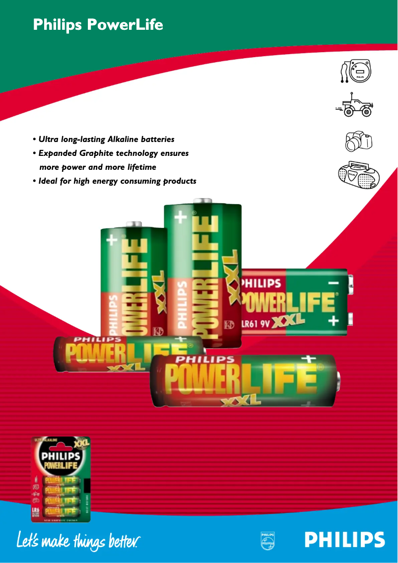 Page 1 de la notice Manuel utilisateur Philips PowerLife LR14-P2