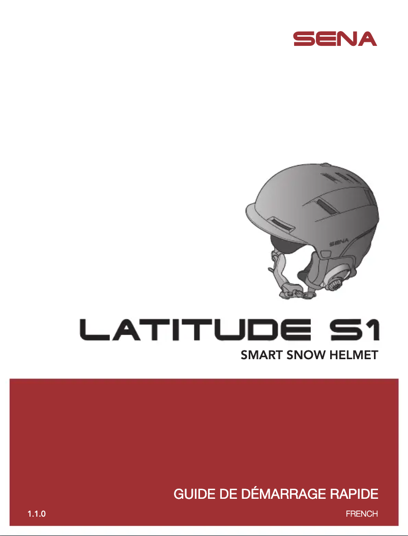 Page n°1 - Guide de démarrage rapide Sena Latitude S1