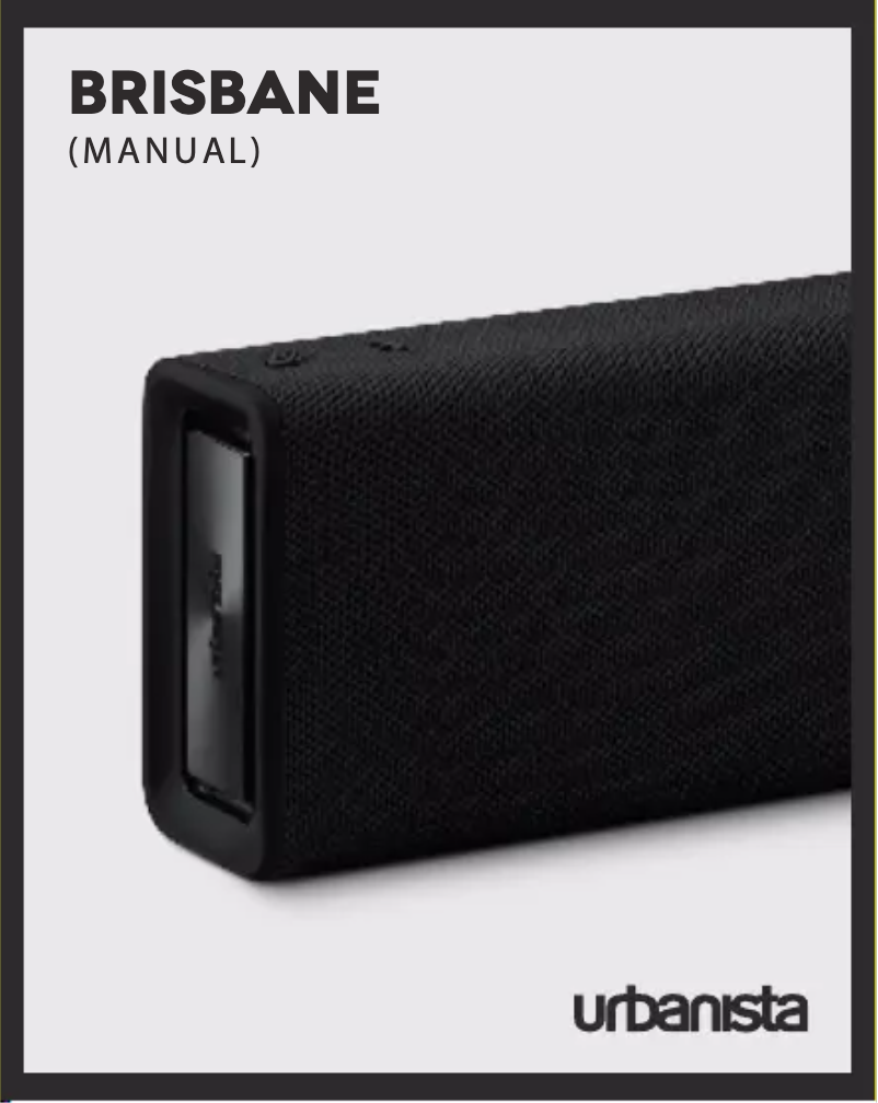 Page 1 de la notice Manuel utilisateur Urbanista Brisbane