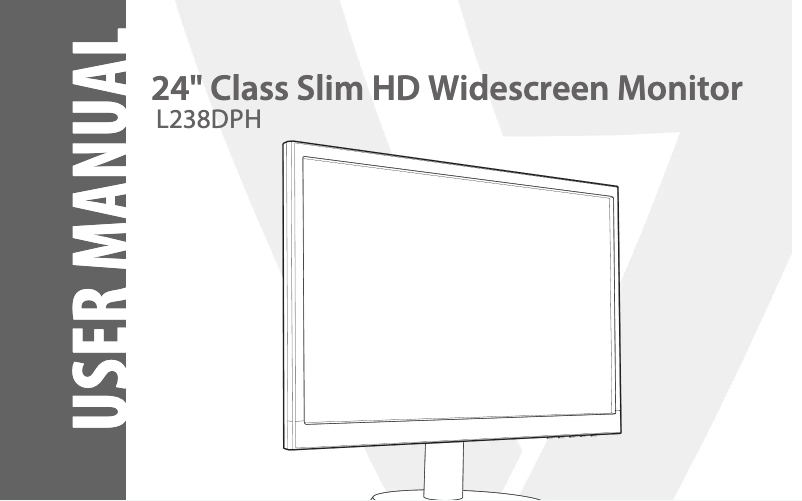 Image de la première page du manuel de l'appareil L238DPH-2ES