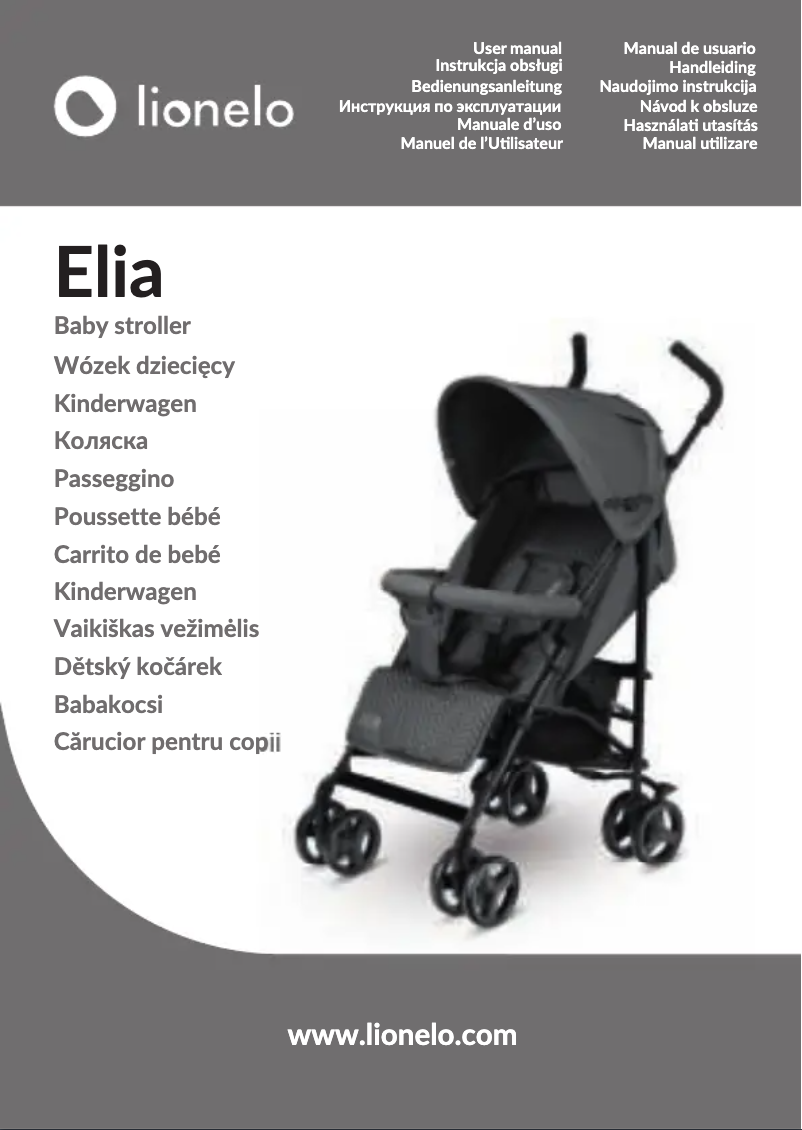 Image de la première page du manuel de l'appareil Elia