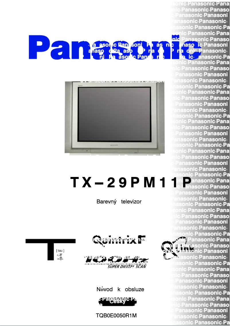 Imagen de la primera página del manual del dispositivo TX-29PM11P