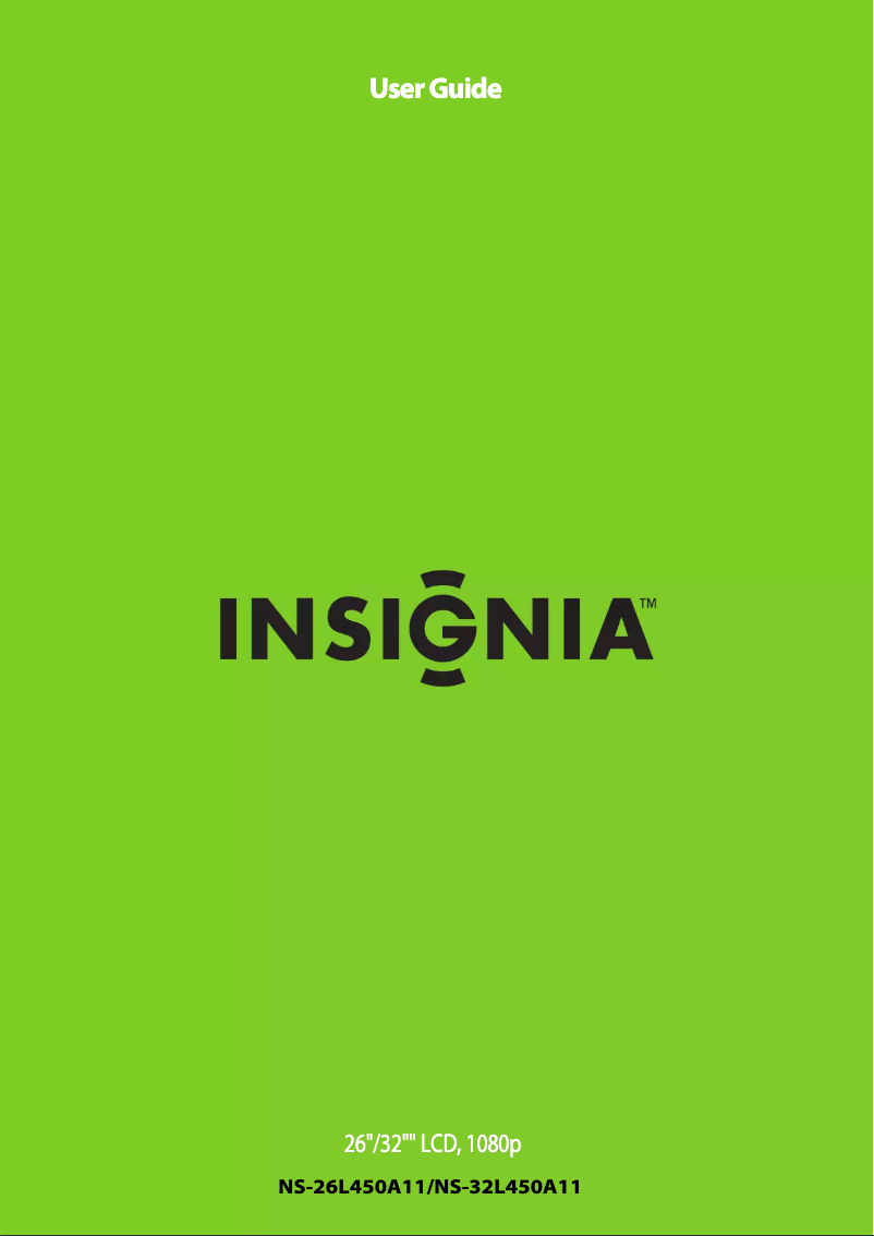 Image de la première page du manuel de l'appareil NS-32L450A11