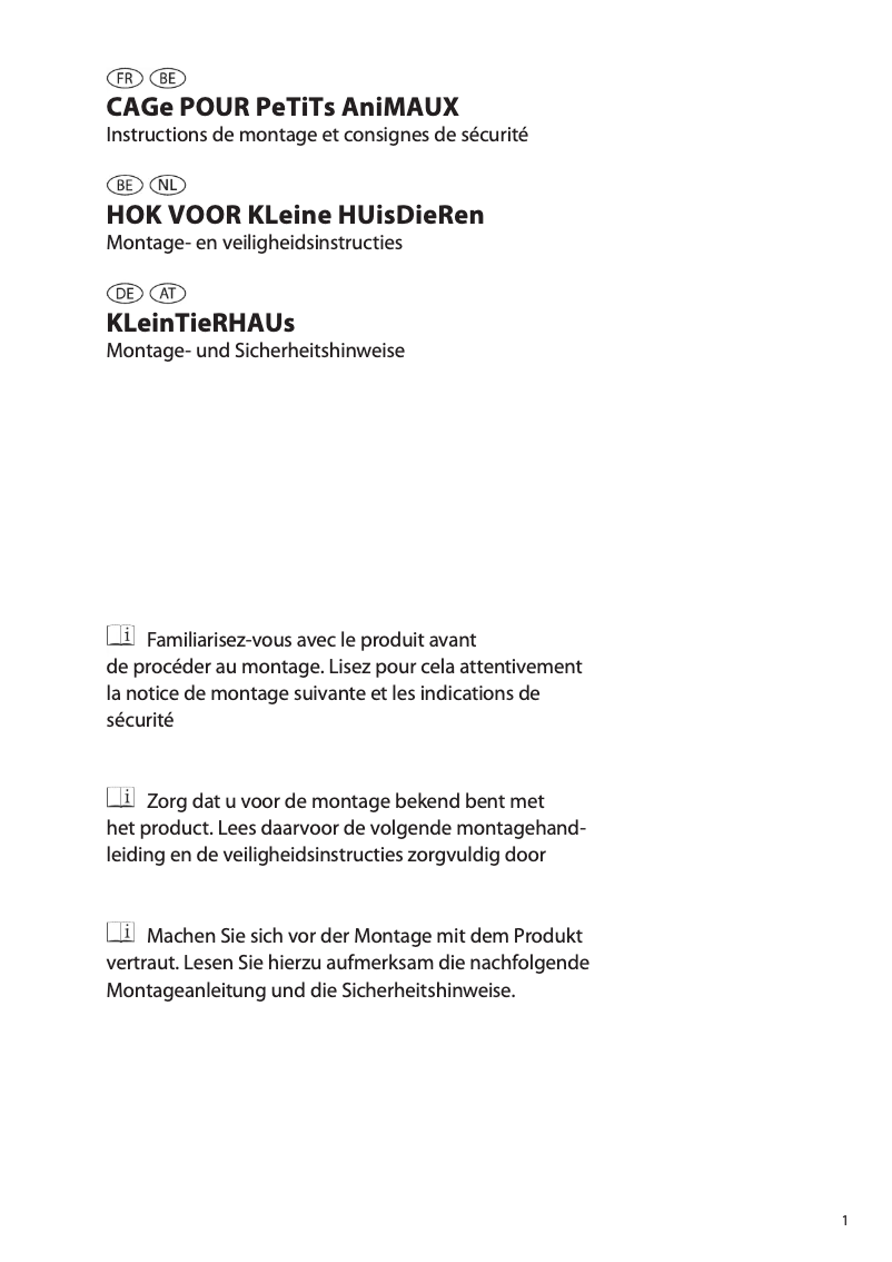 Página 1 del manual Manual de usuario Zoofari IAN 63801