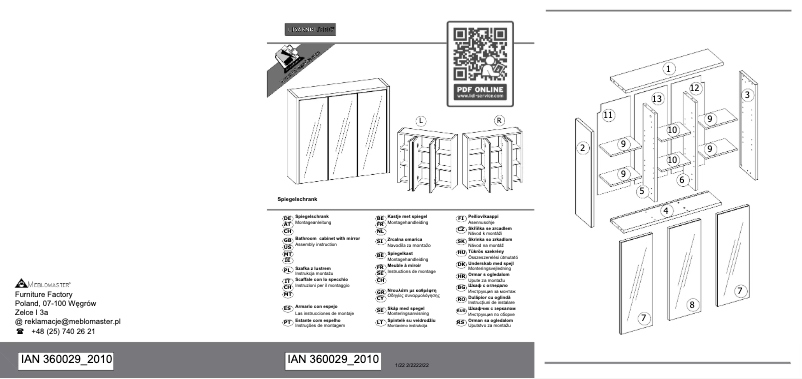 Image de la première page du manuel de l'appareil IAN 360029