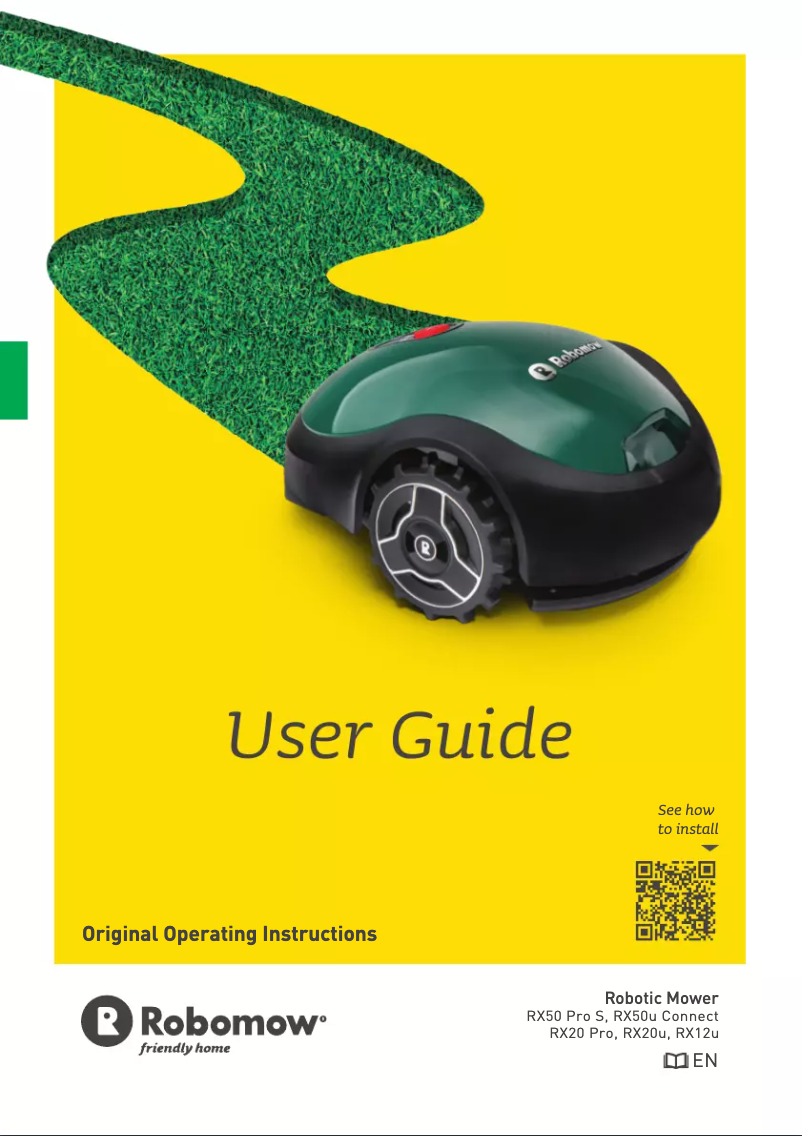 Page n°1 - Manuel utilisateur Robomow RX20 Pro