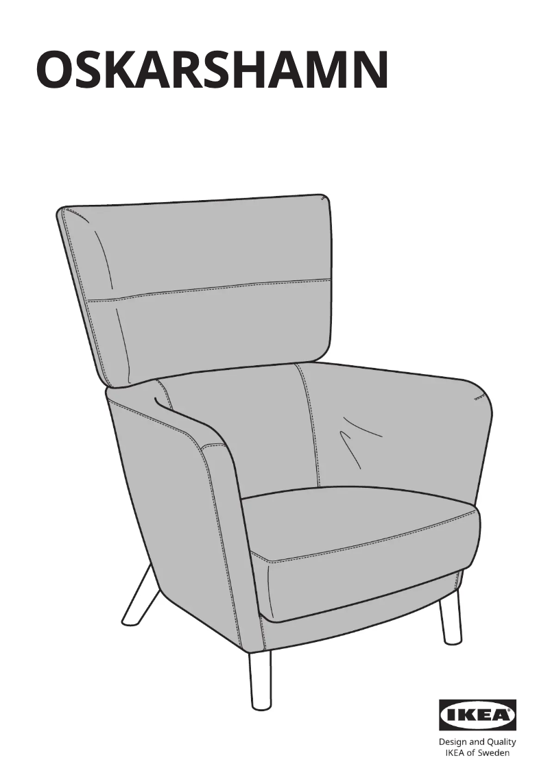 Page 1 de la notice Manuel utilisateur Ikea OSKARSHAMN 005.236.12