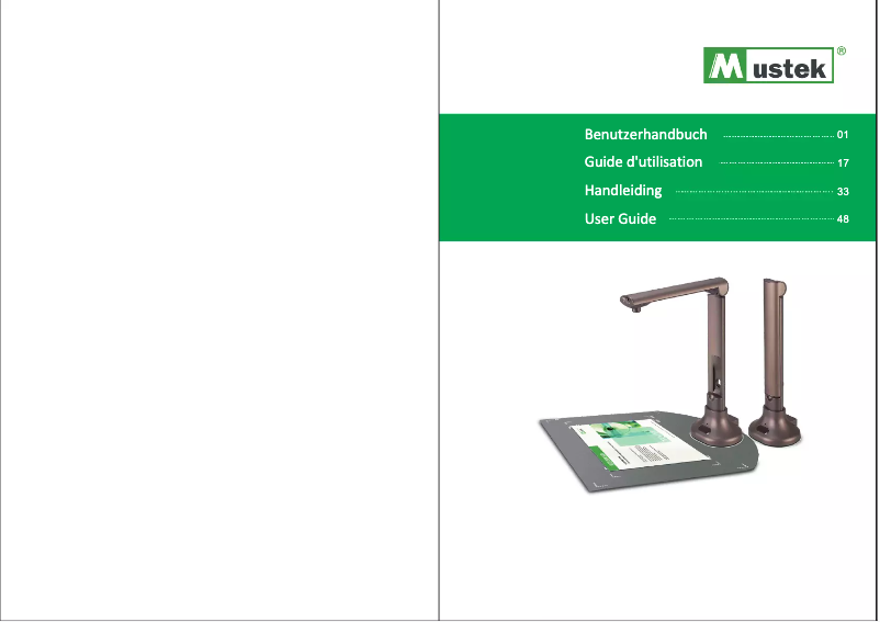 Page n°1 - Manuel utilisateur Mustek MCS-510