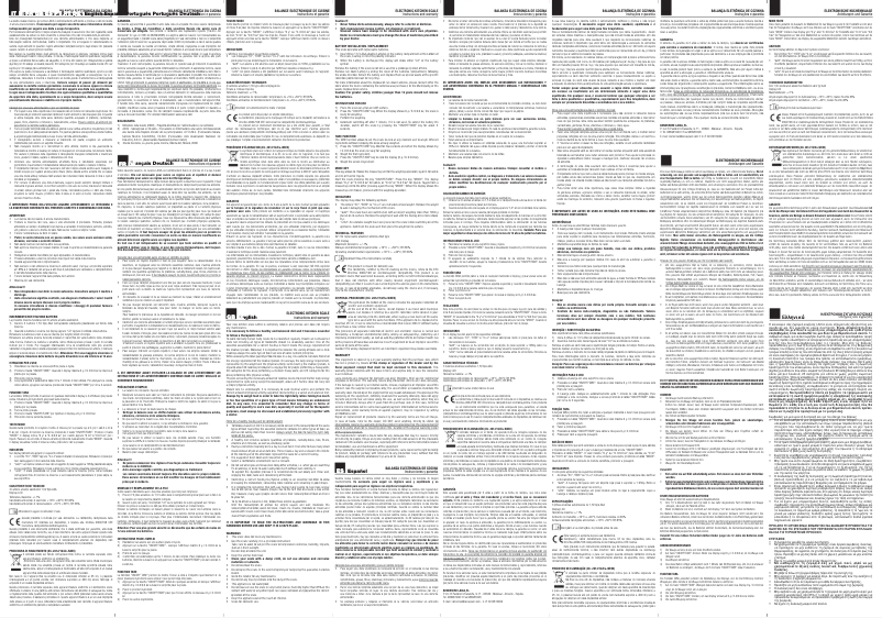 Page 1 de la notice Manuel utilisateur Laica KS1302