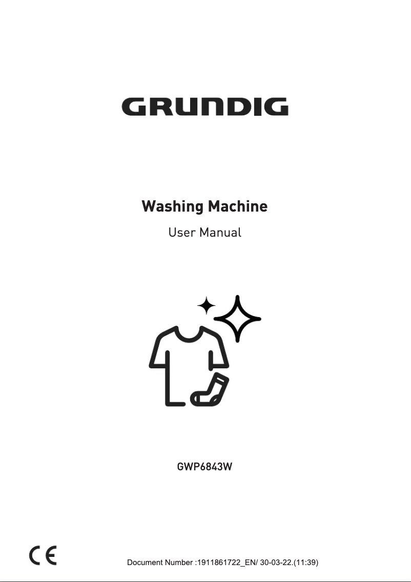 Page 1 de la notice Manuel utilisateur Beko BWFT710419WB1