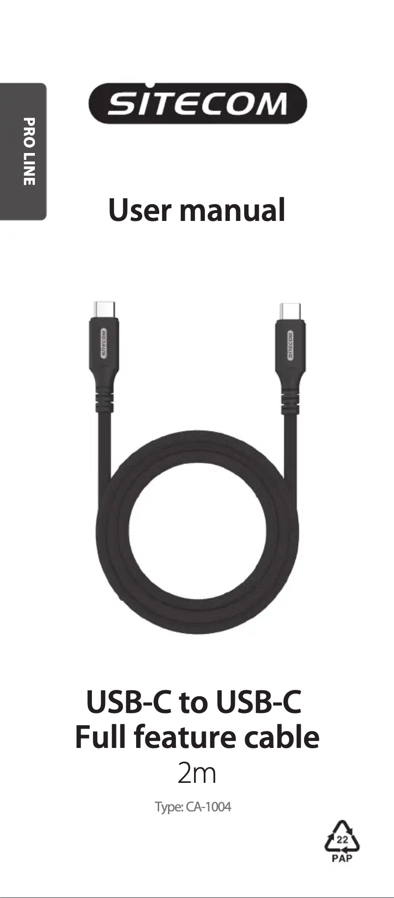 Página 1 del manual Manual de usuario Sitecom CA-1004