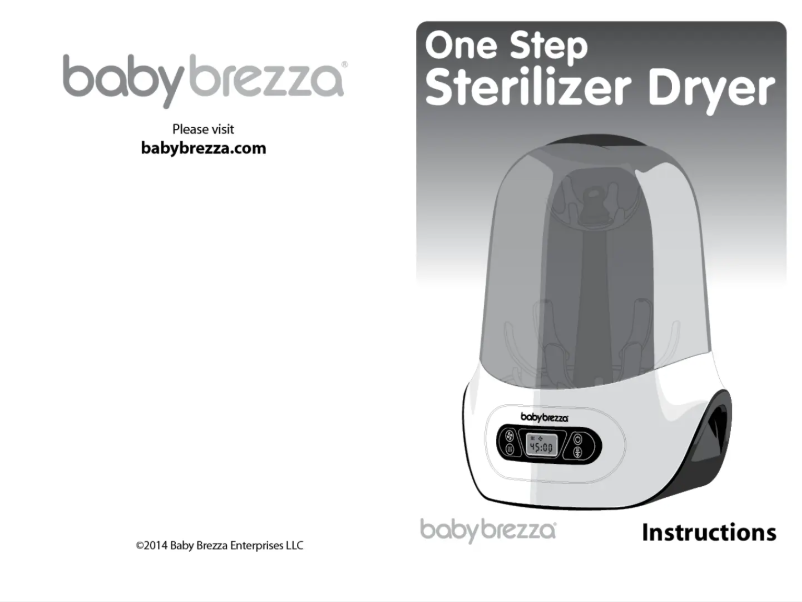 Page 1 de la notice Manuel utilisateur Baby Brezza One Step Sterilizer Dryer