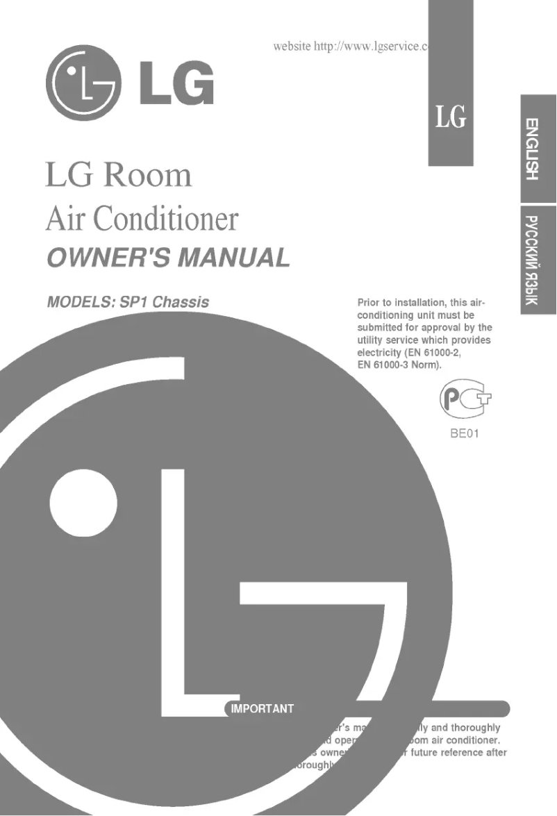 Page n°1 - Manuel utilisateur LG LS-H076PBL1