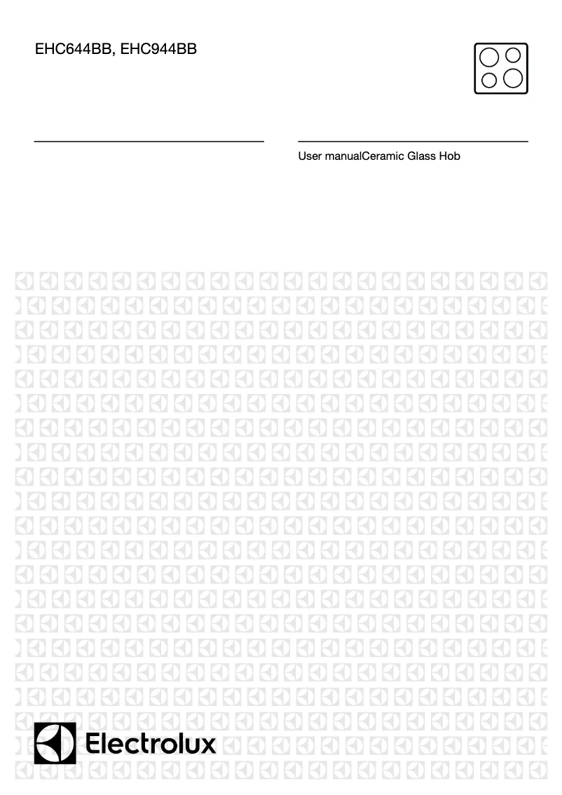 Page 1 de la notice Manuel utilisateur Electrolux EHC644BB