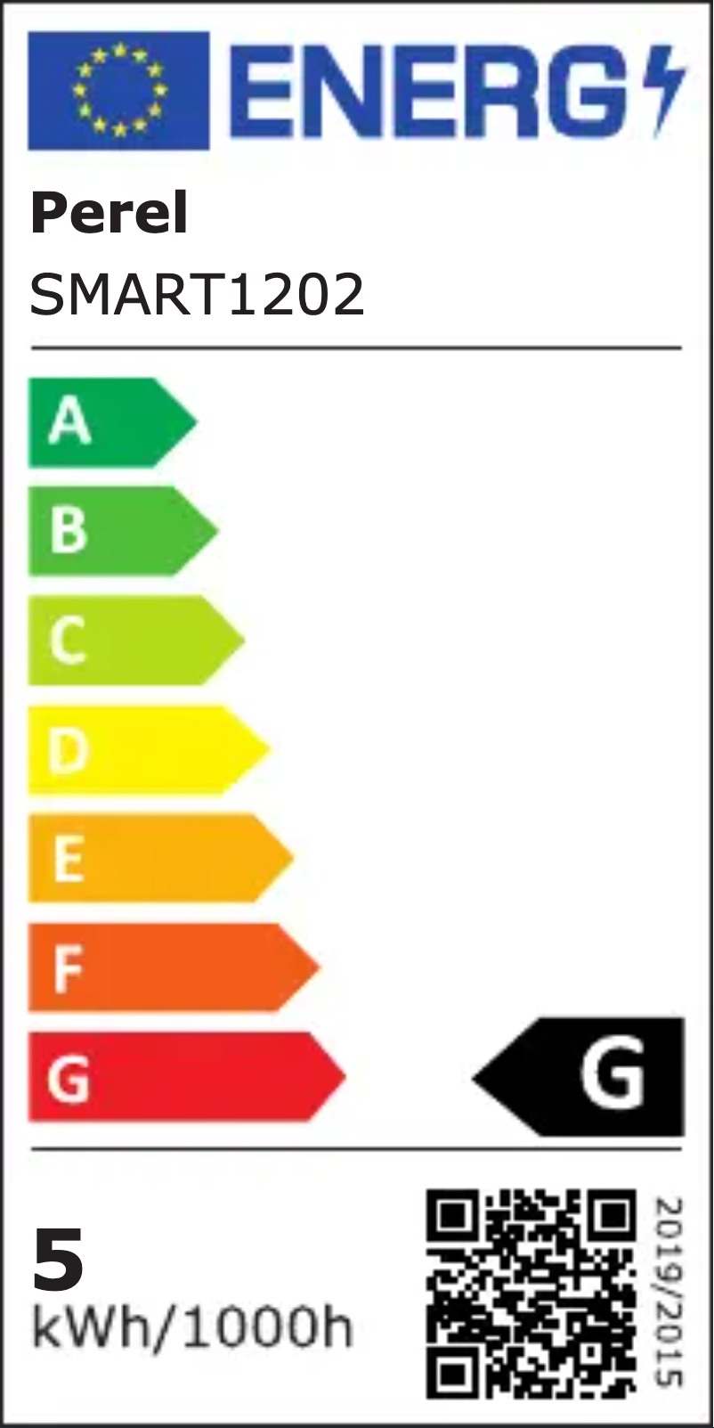 Page n°1 - Label énergétique Perel SMART1202