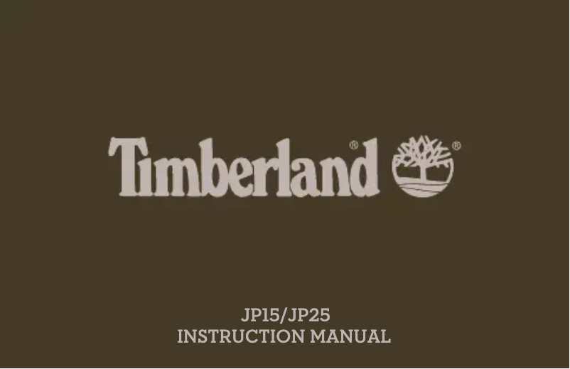 Page 1 de la notice Manuel utilisateur Timberland Chauncey TBL.15417