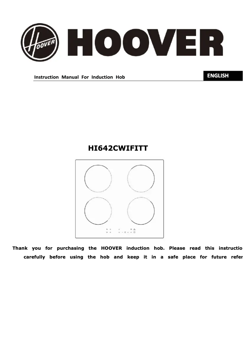Page n°1 - Manuel utilisateur Hoover HI642CWIFITT
