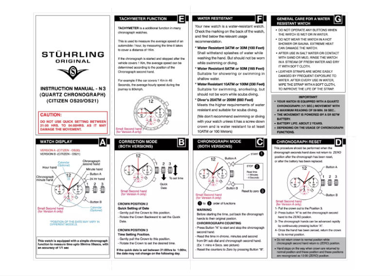 Image de la première page du manuel de l'appareil Monaco 482