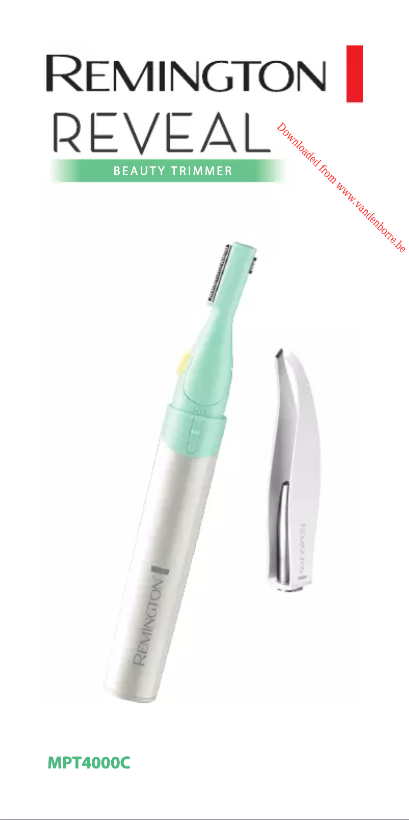 Page n°1 - Manuel utilisateur Remington MPT4000C