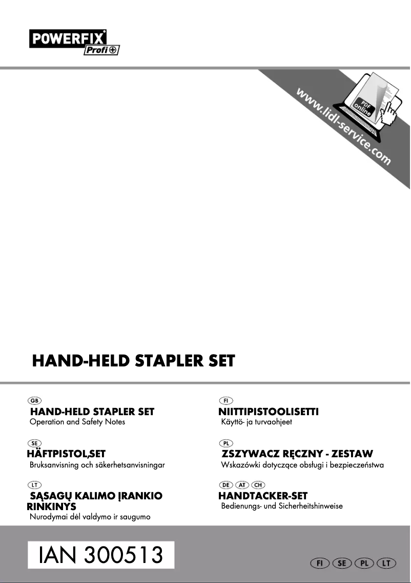 Página 1 del manual Manual de usuario Powerfix IAN 315367