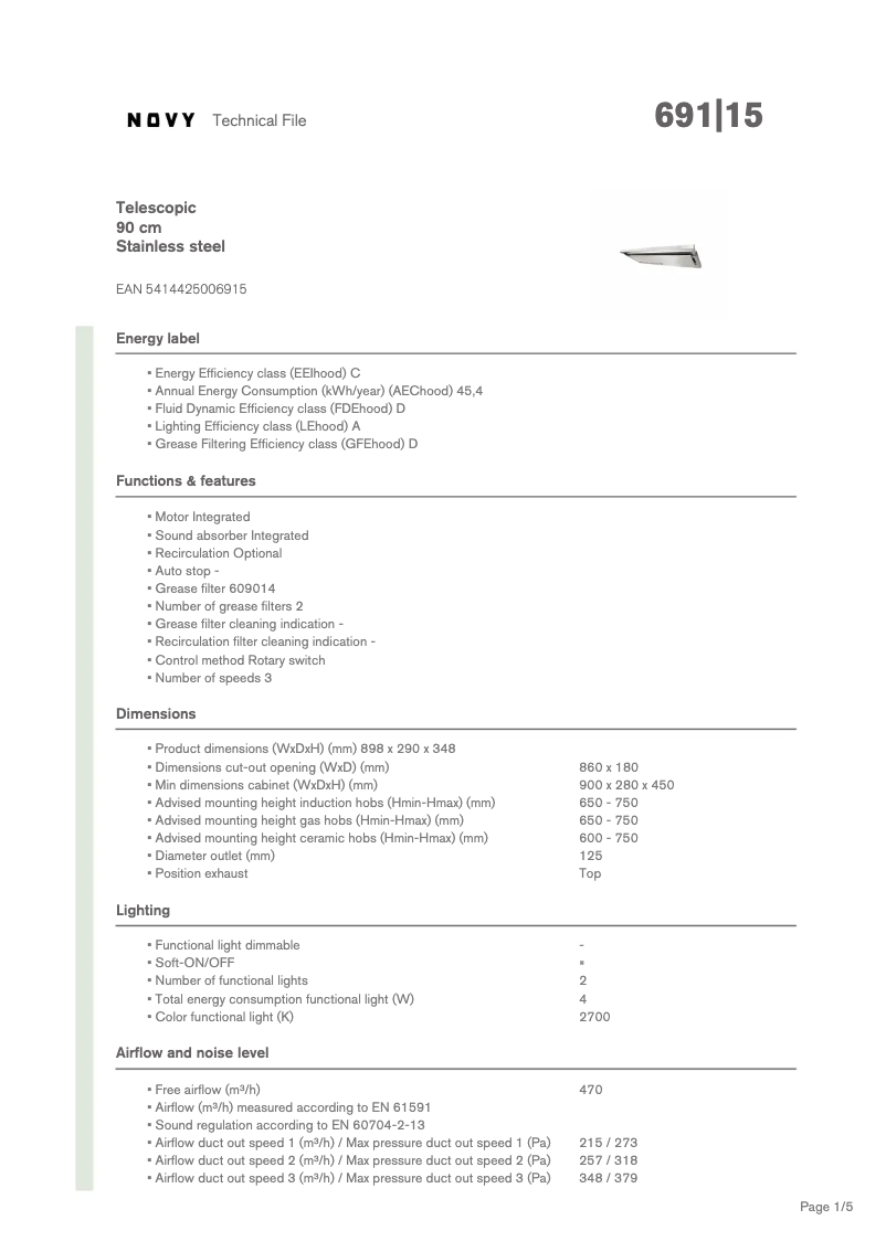 Image de la première page du manuel de l'appareil Telescopic Glass 691
