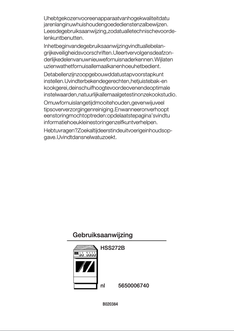 Page 1 de la notice Manuel utilisateur Bosch HSS272B