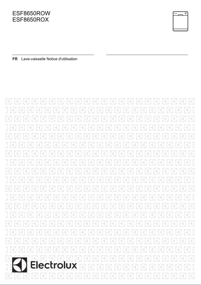 Page n°1 - Manuel utilisateur Electrolux ESF8650ROW