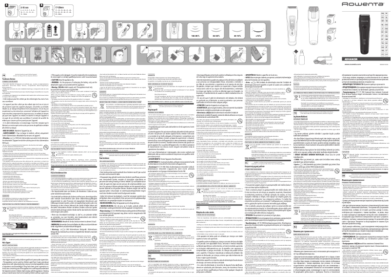 Image de la première page du manuel de l'appareil Advancer TN5200